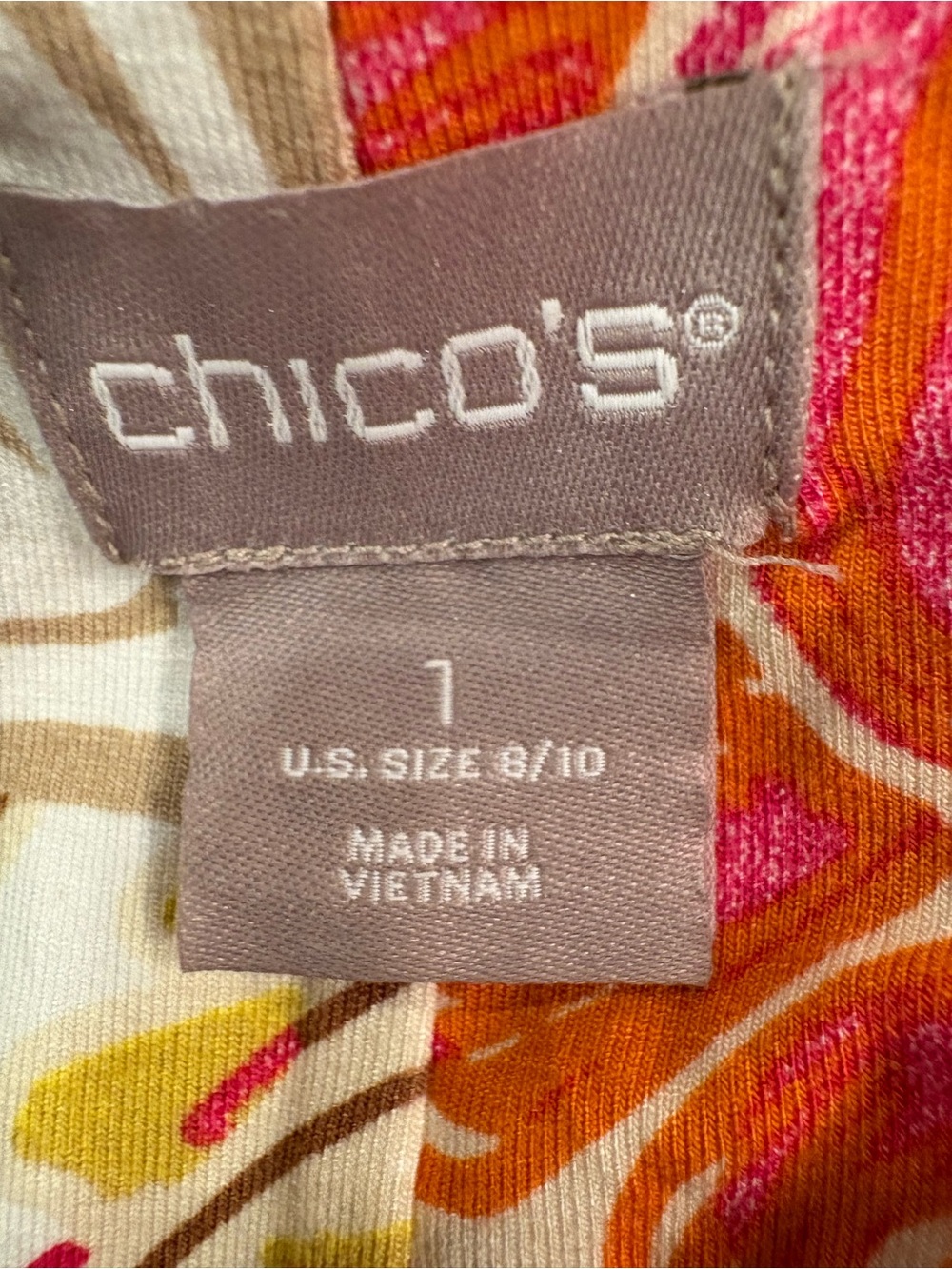 Chico's Vibrant Floral Maxi Dress in Chico’s size 1 or medium 8/10 with slits - Picture 3 of 10